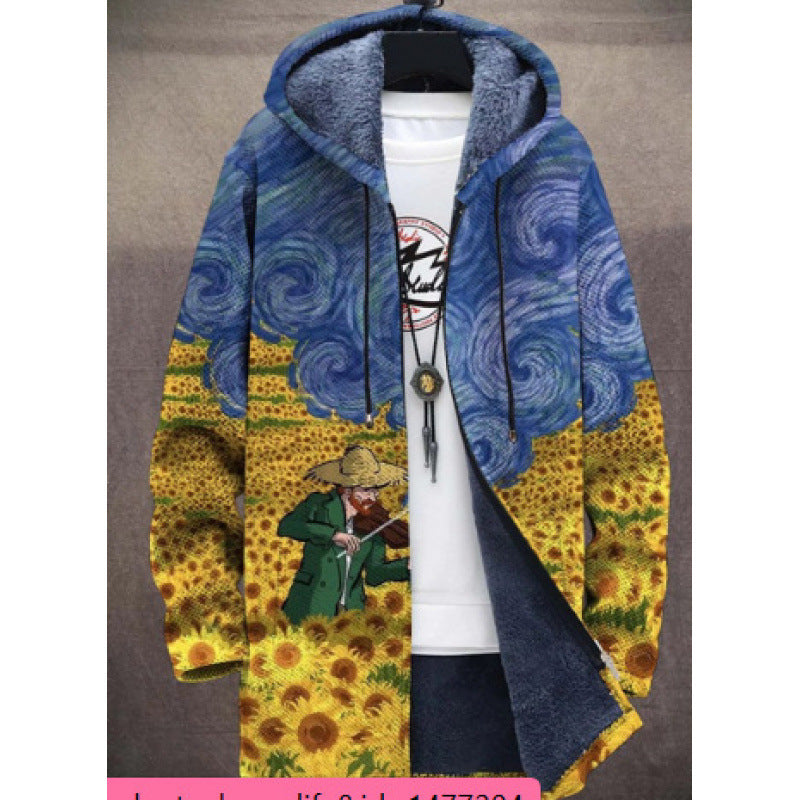 Men's New Creative 3D Digital Printing Jacket